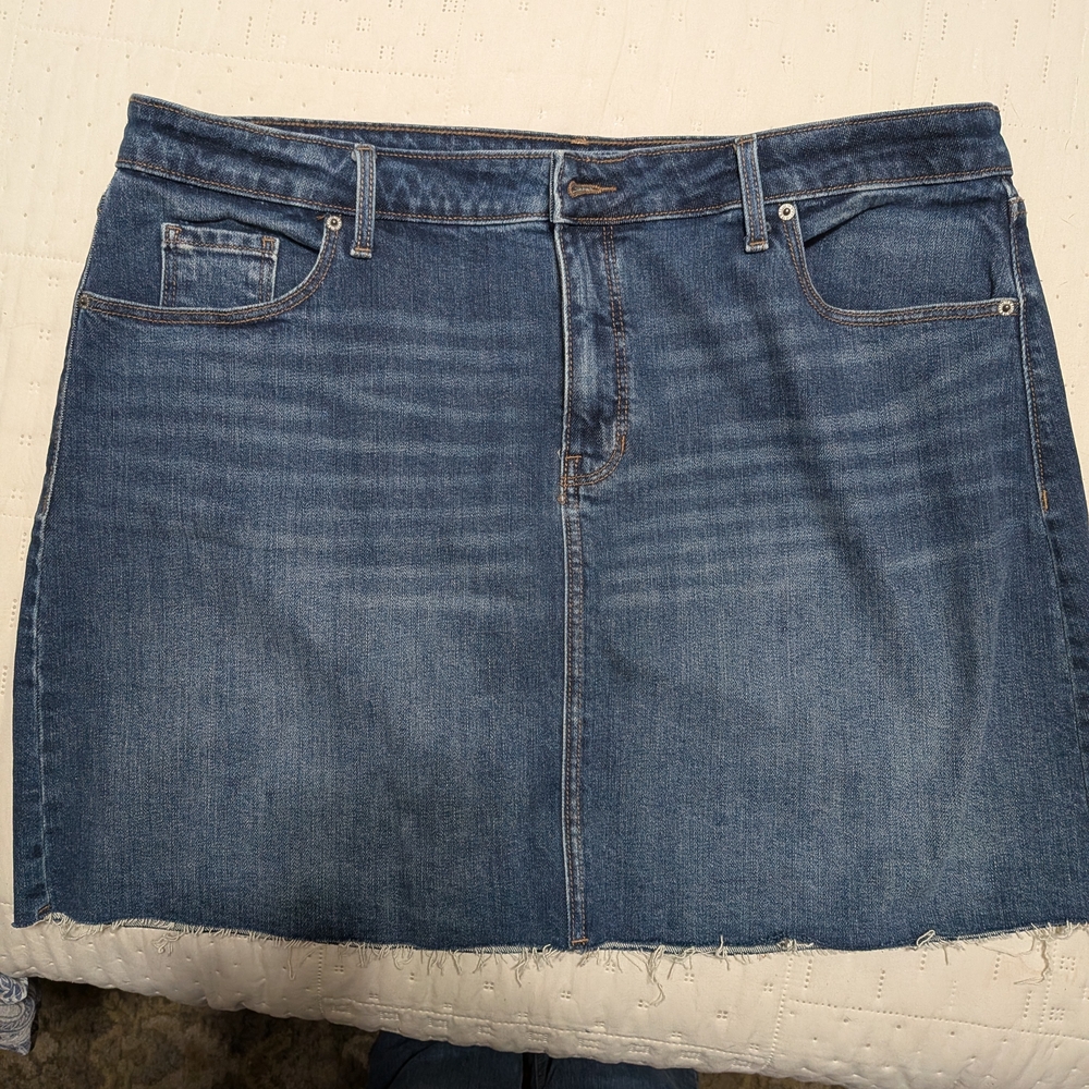 Old Navy Blue Denim Skirt